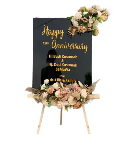 Papan Bunga Akrilik Gombang