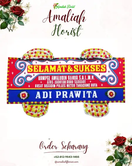 Papan Bunga Ucapan Selamat Gombang